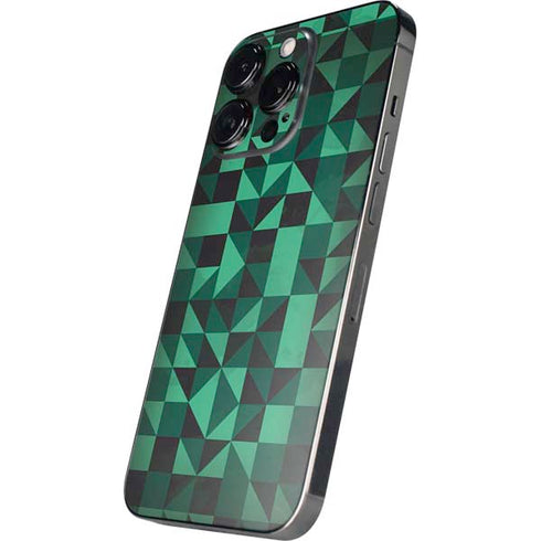 Black & Green iPhone 14 Pro Skin